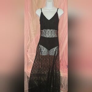 Elegant Black Lace Lingerie Set